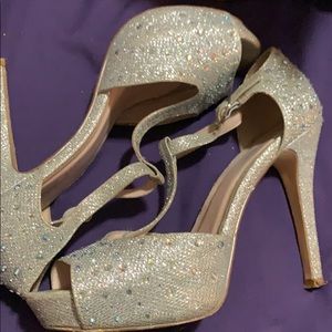 Rhinestone Glitter Heels